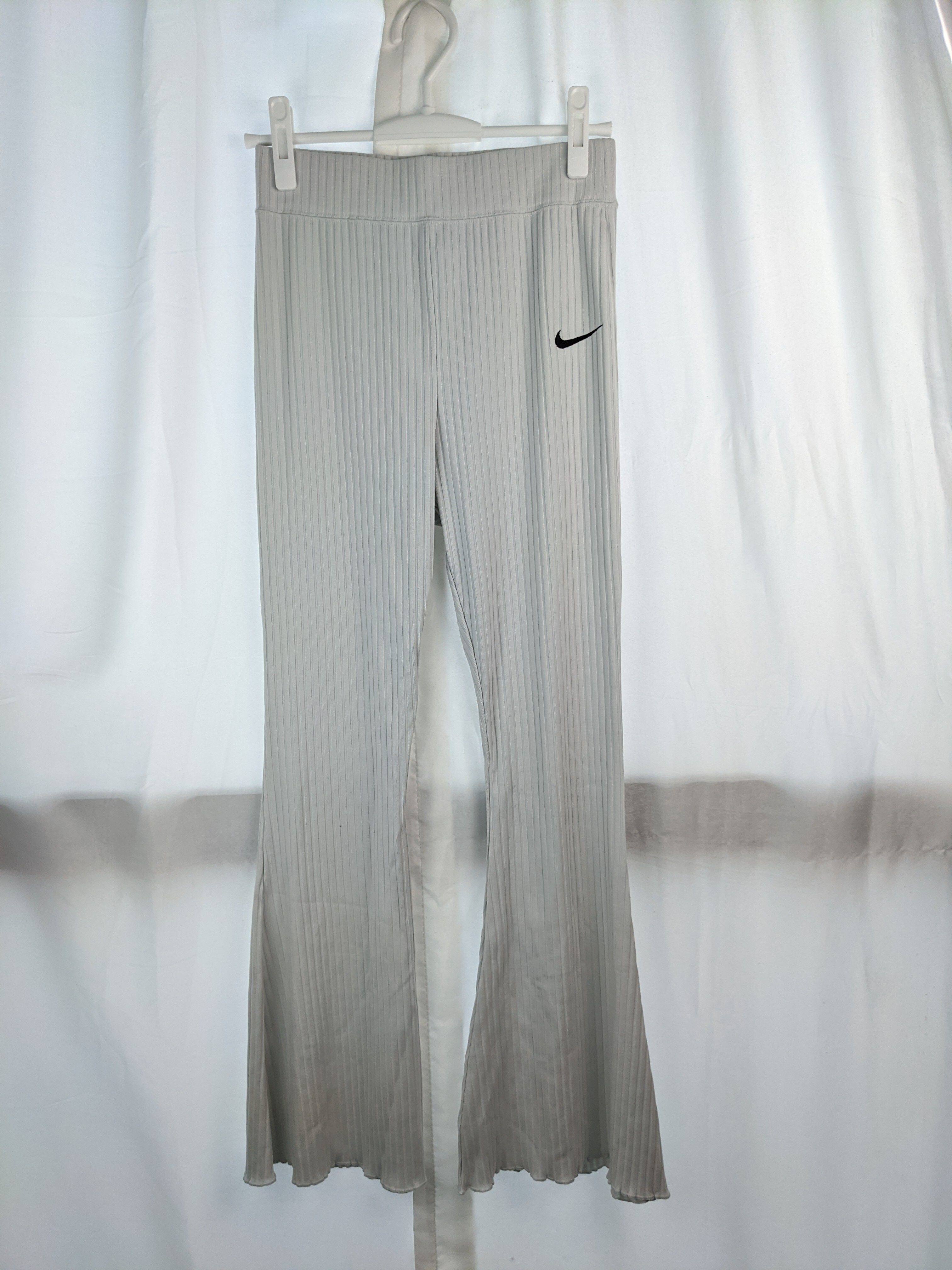 耐克 NIKE RIB JERSEY PANT 女子休闲针织阔腿裤长裤 DV7869-025