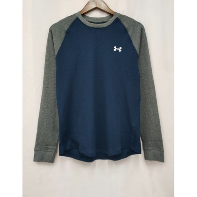 正品 Under Armour UA Waffle Crew 华夫格运动长袖 1302355-408