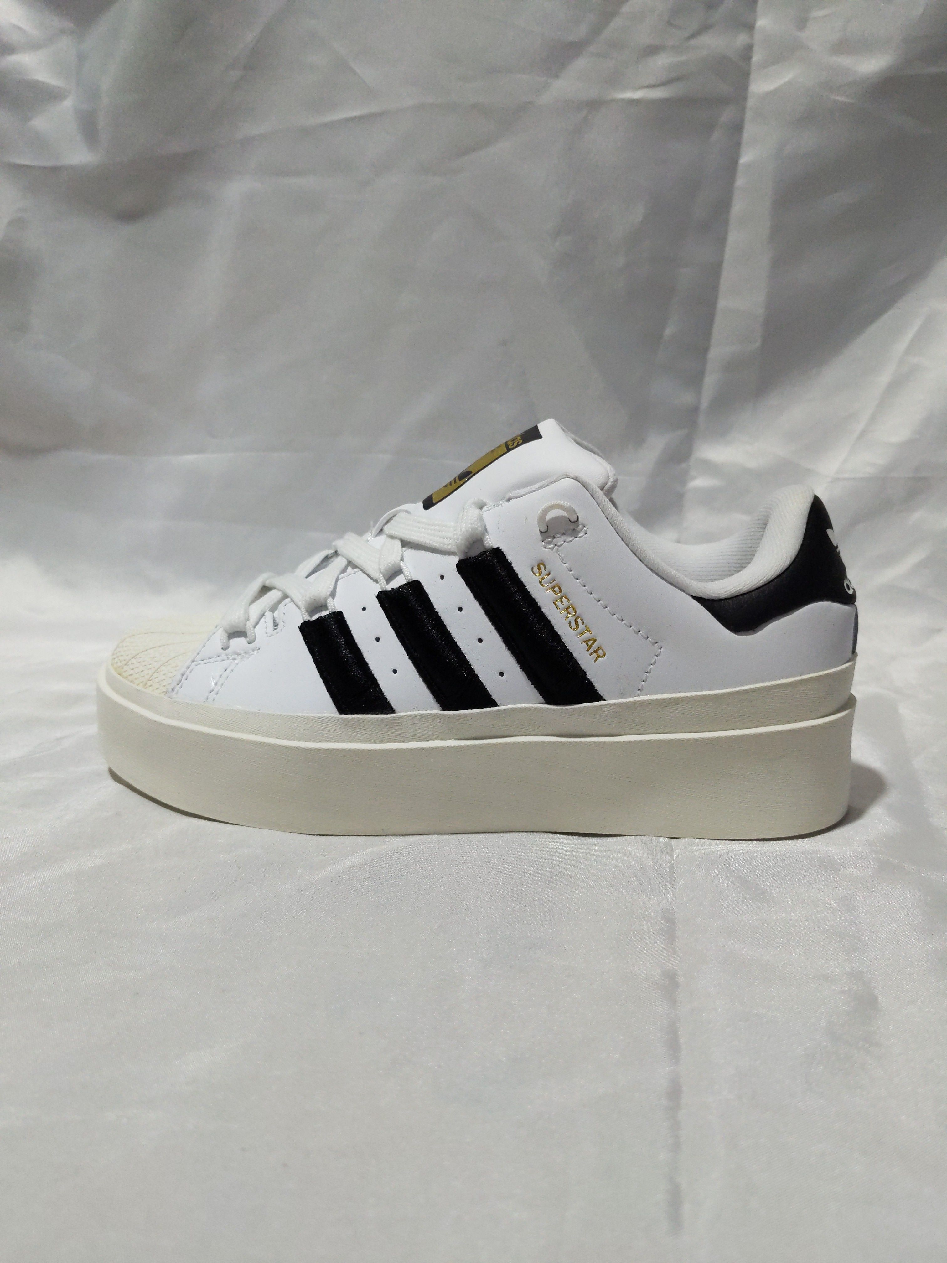 adidas Superstar Bonega 女子松糕底贝壳头休闲鞋 GY5250 有色差