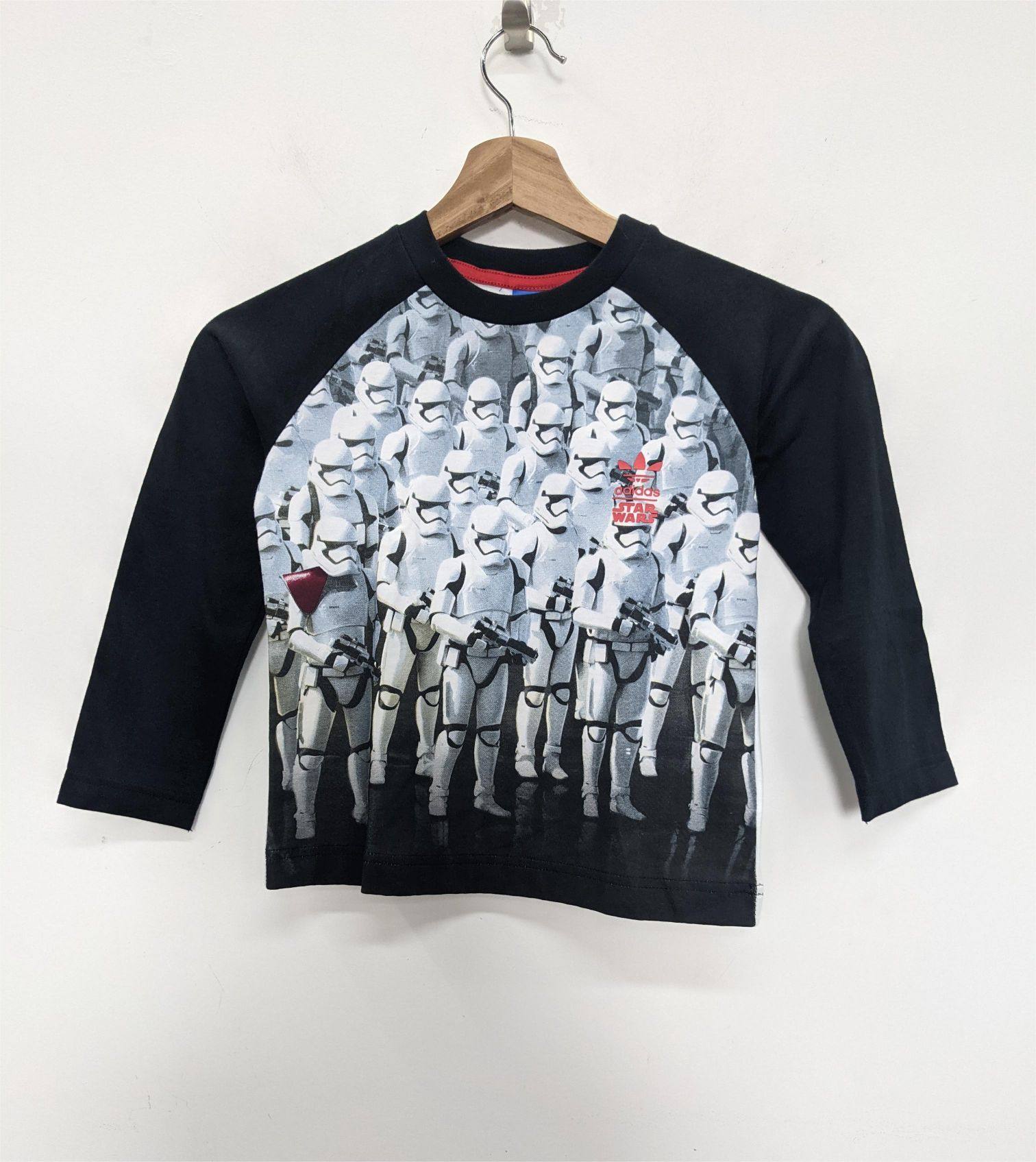 adidas Juniors Star Wars Tee 星球大战男女大童长袖T恤 AI6953
