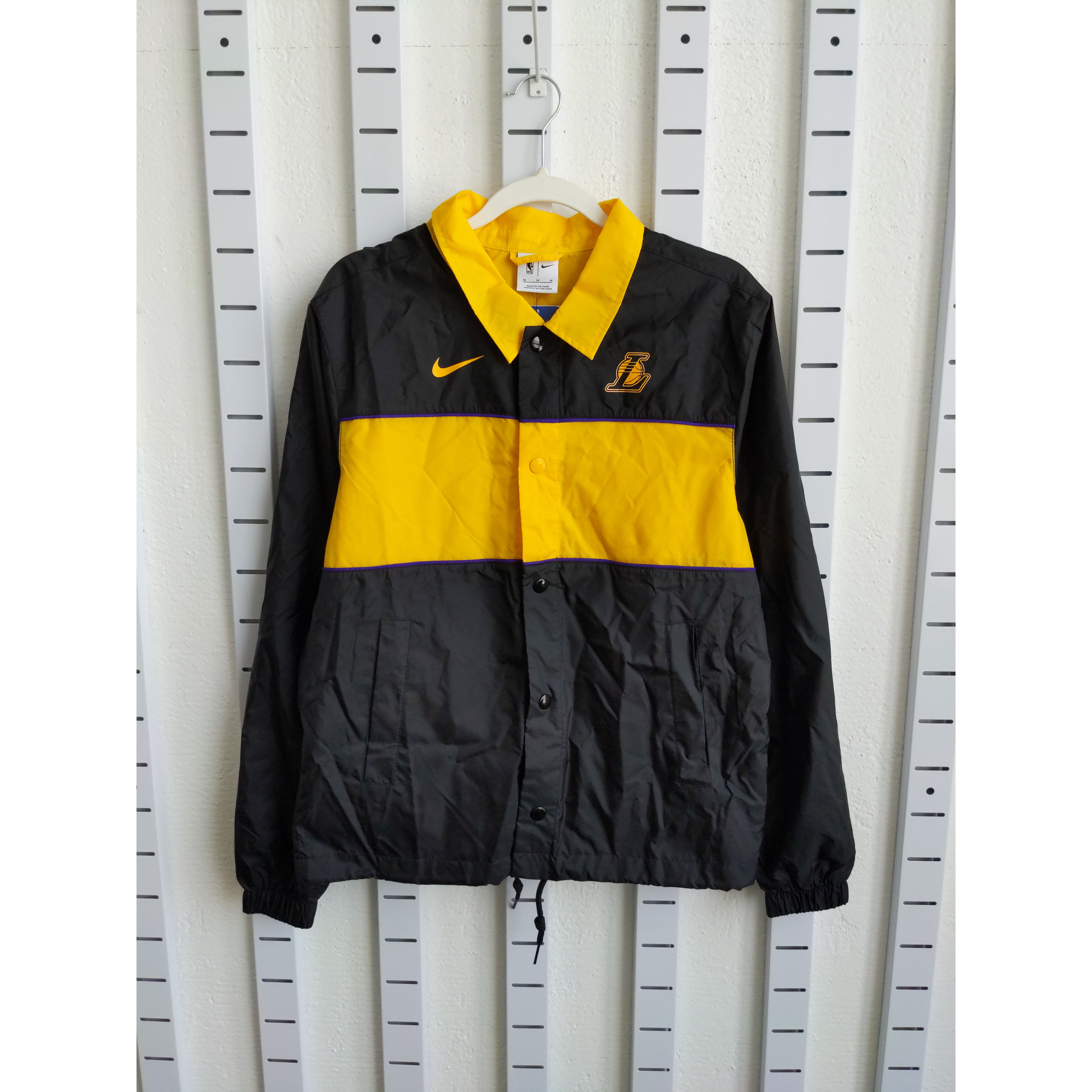 正品 Nike As Lal Nk Ltwt Cts NBA 湖人風衣運動外套 员工内买