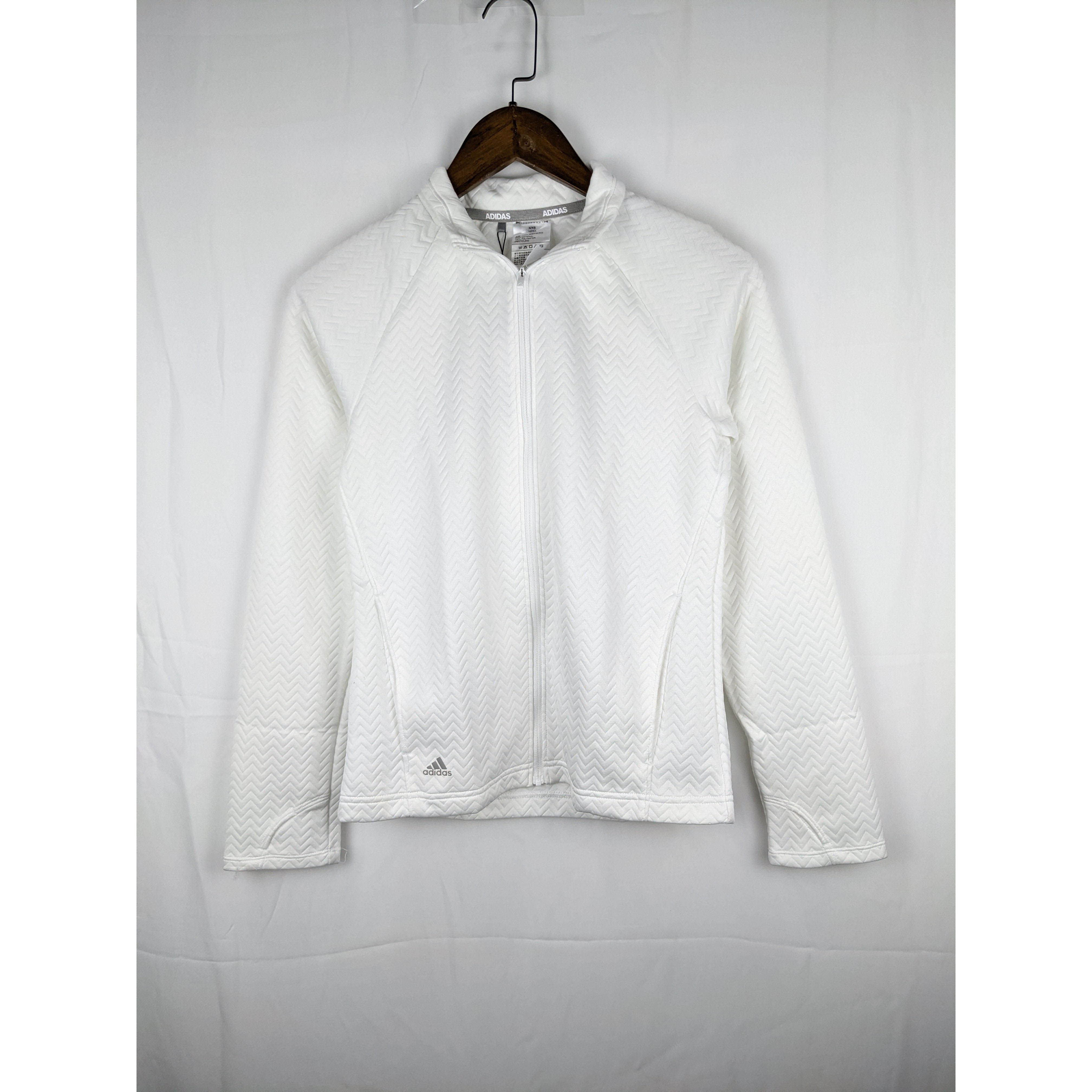 adidas Textured Full-Zip Golf Jackets 女子高尔夫外套 FI9514