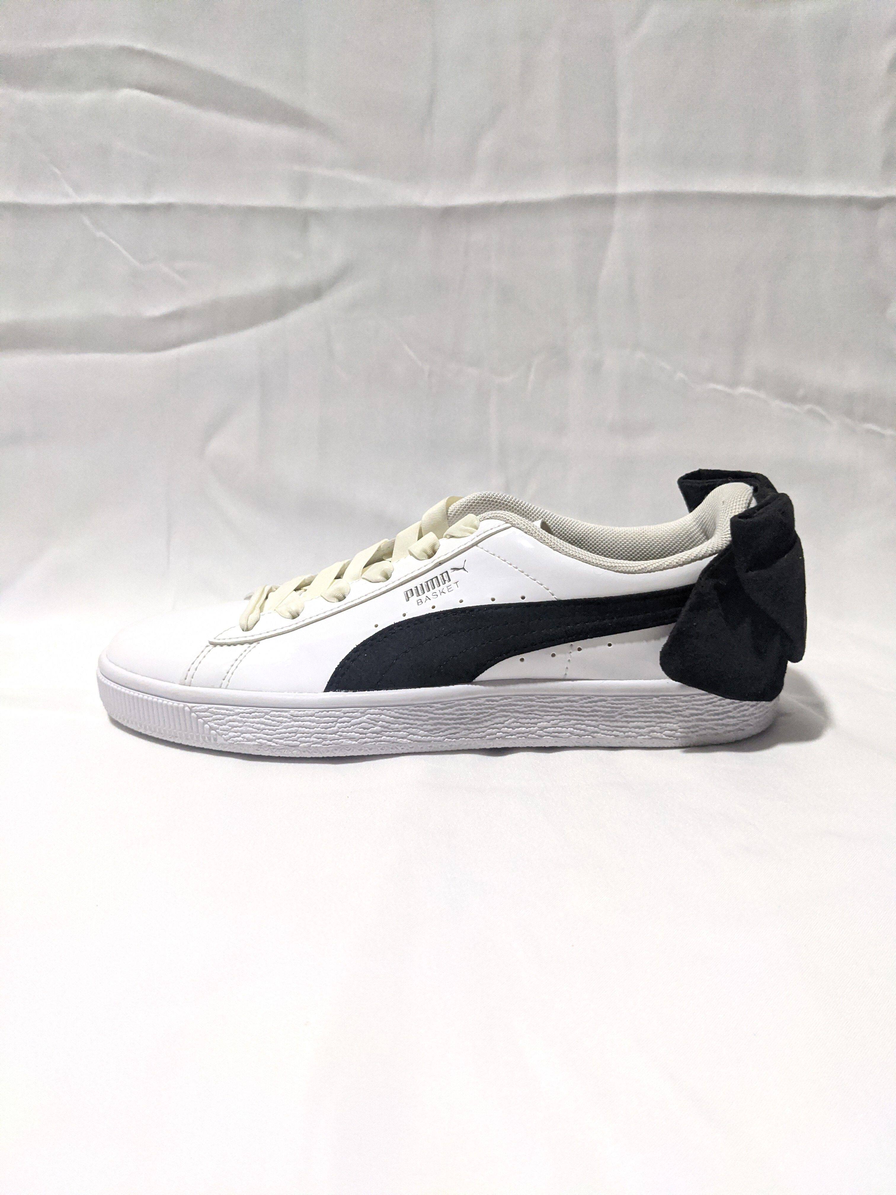 彪马 Puma Basket Bow Sb 女子经典款蝴蝶结漆皮休闲鞋 367353-03