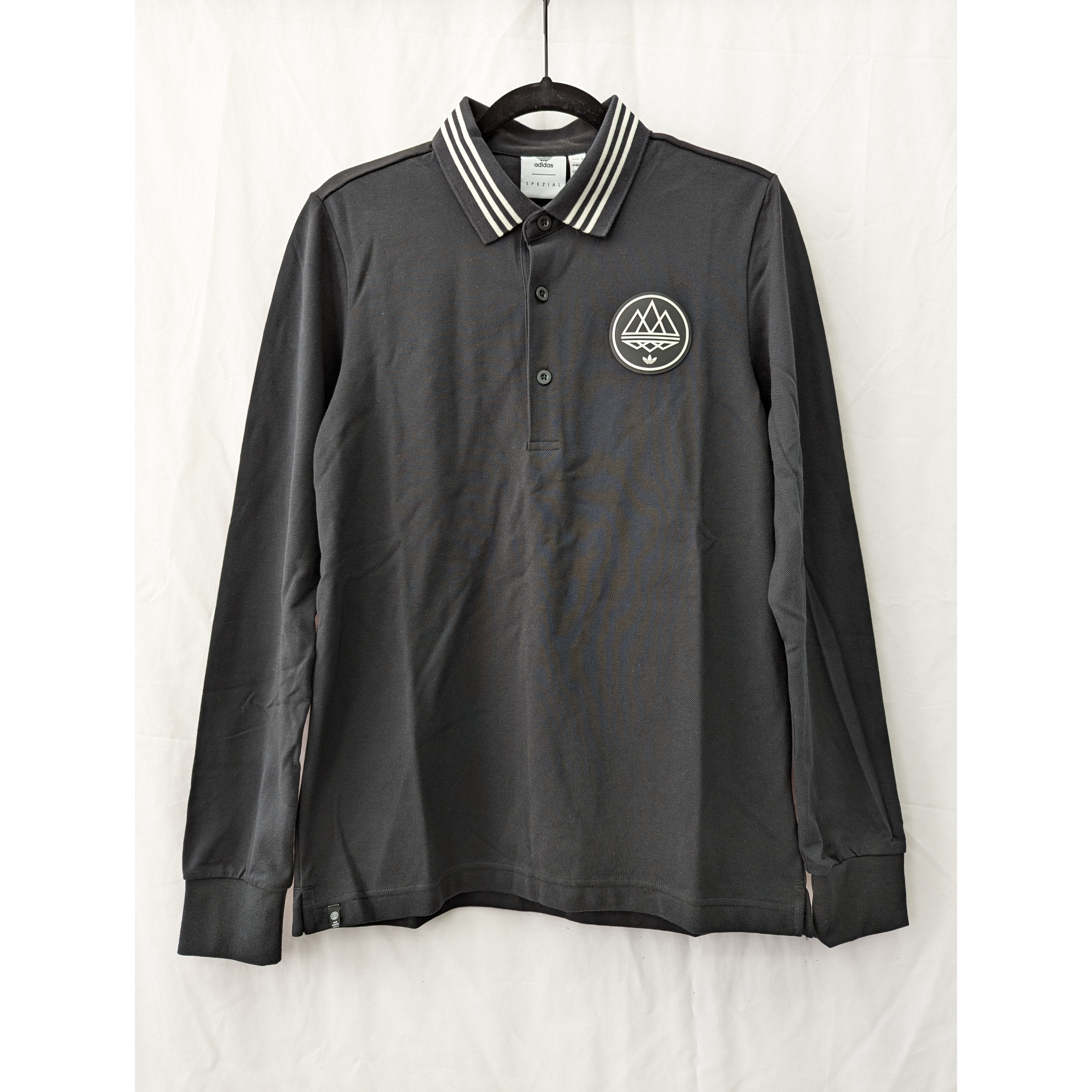 高端 adidas SPEZIAL Chetcuti Long Sleeve Polo Shirt  HS4164