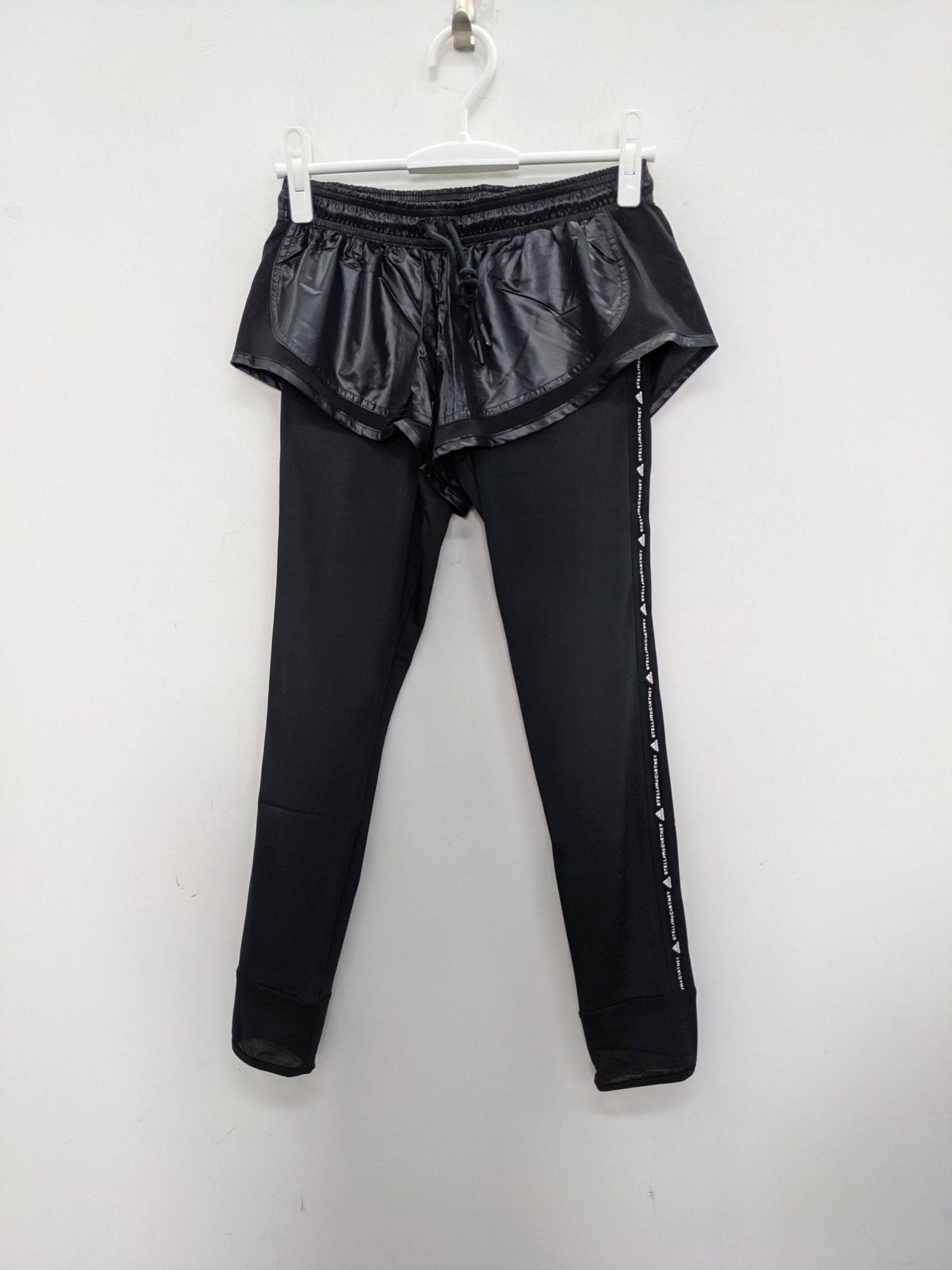 联名 ADIDAS STELLA McCARTNEY 女假两件健身瑜伽跑步长裤 DZ8792
