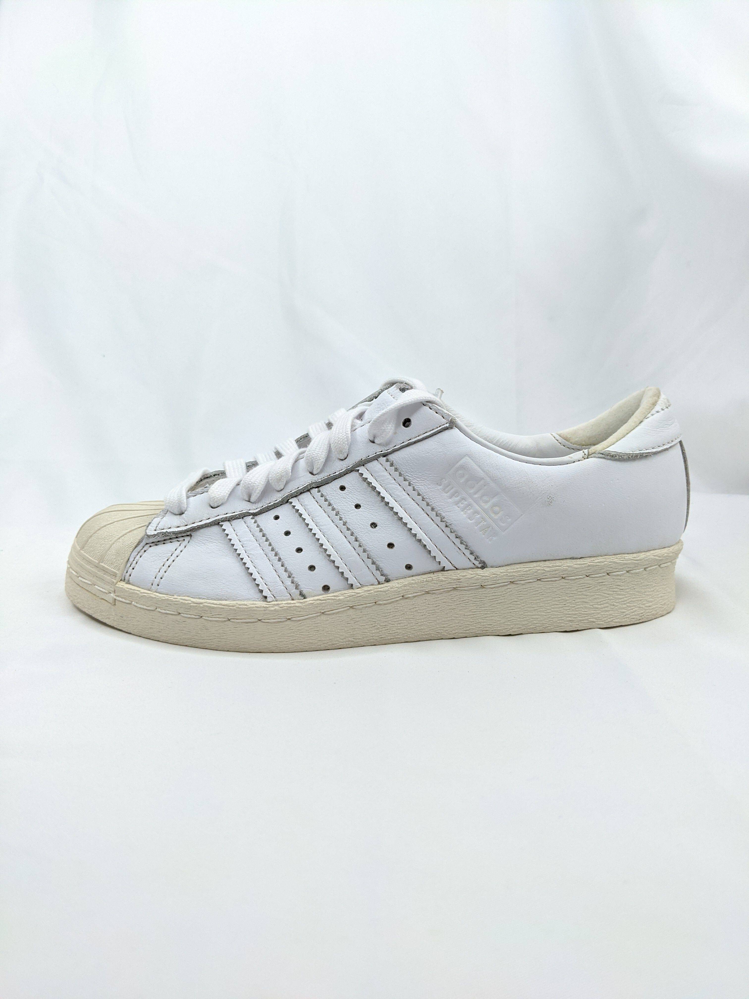 ADIDAS SUPERSTAR 80s 女子贝壳头 EE7392 左脚36.5右脚36 错码！