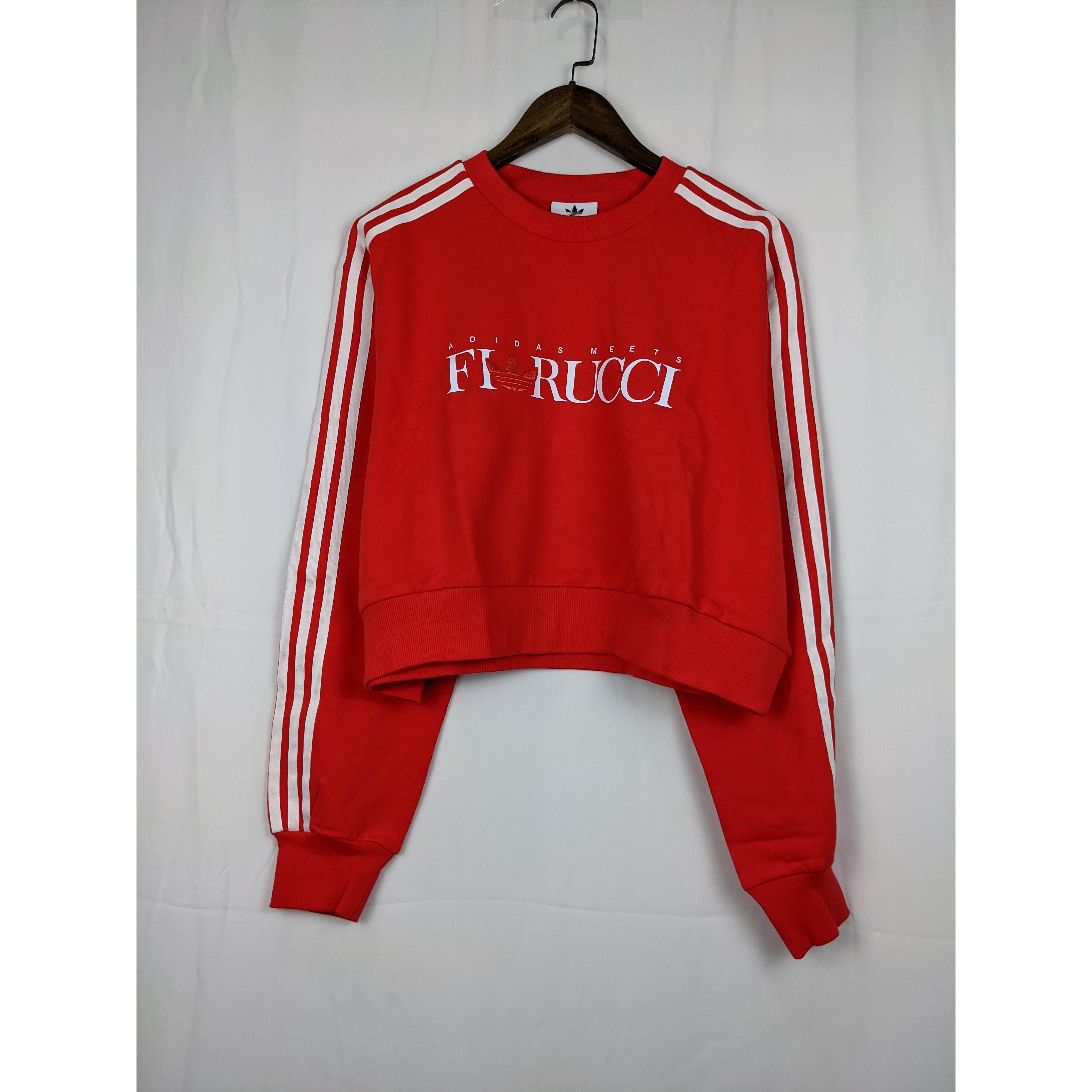 轻奢联名 ADIDAS x FIORUCCI KISS 女子高端套頭杉 卫衣 EC5757