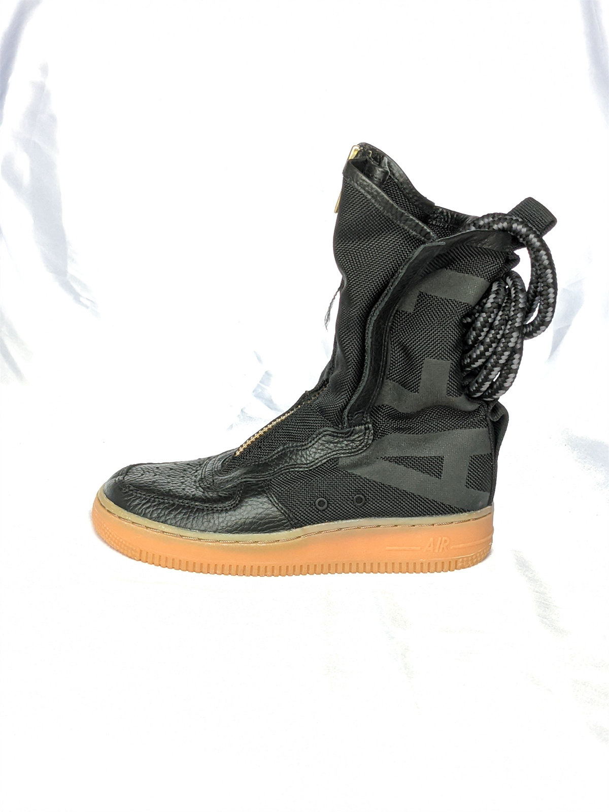 Nike Air Force 1 High 女子拉链绝版空军高帮休闲鞋 AA3965-001