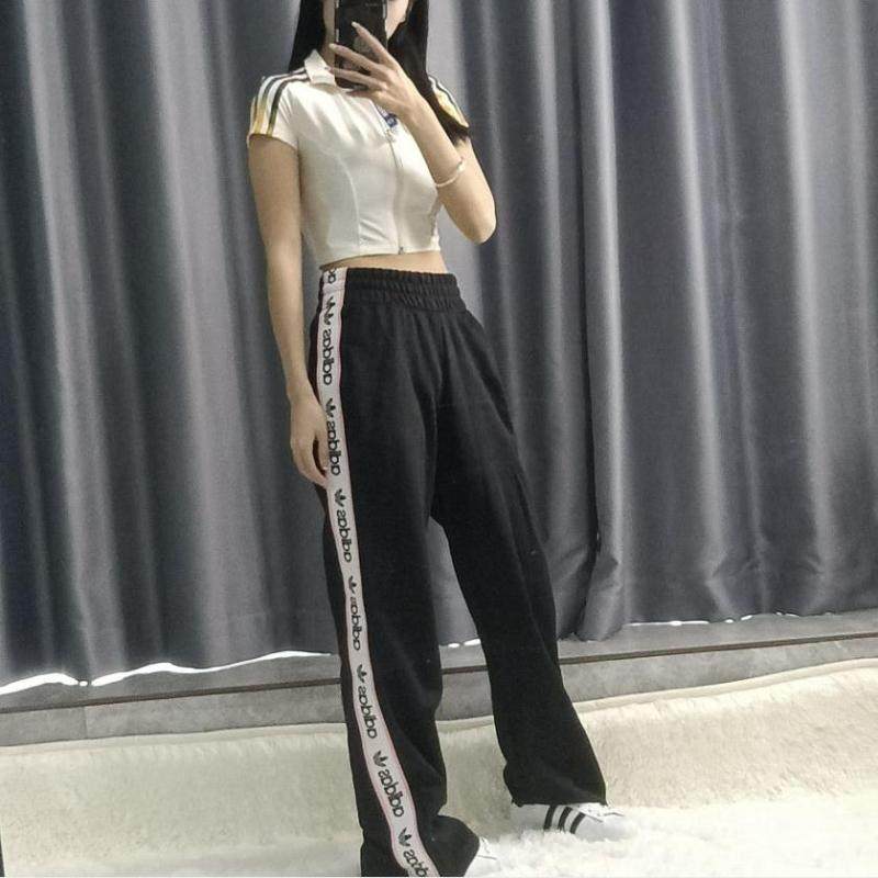 Adidas/阿迪达斯字母直筒长裤