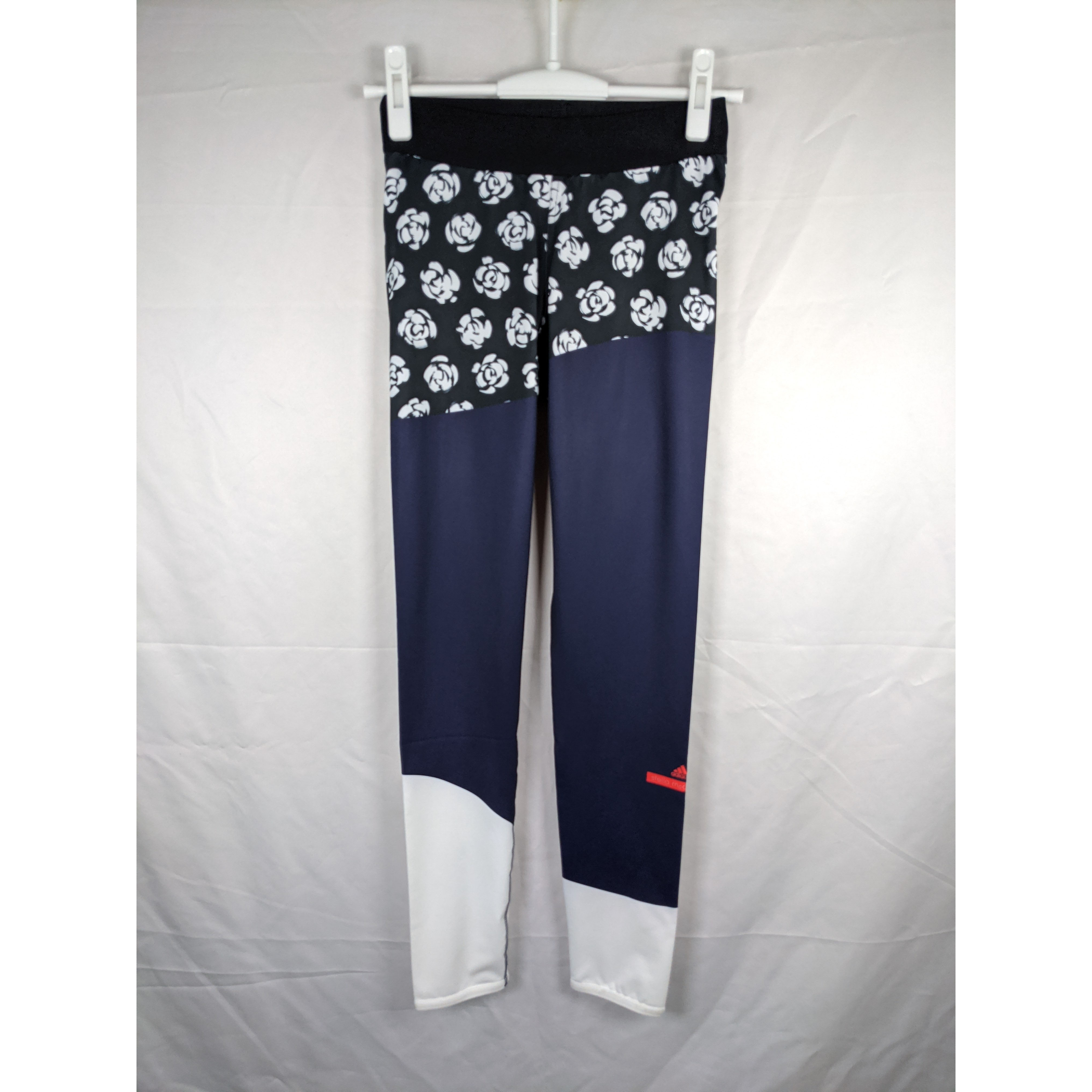 老钱 轻奢 adidas Stella McCartney Run Climalite 印花女子长裤