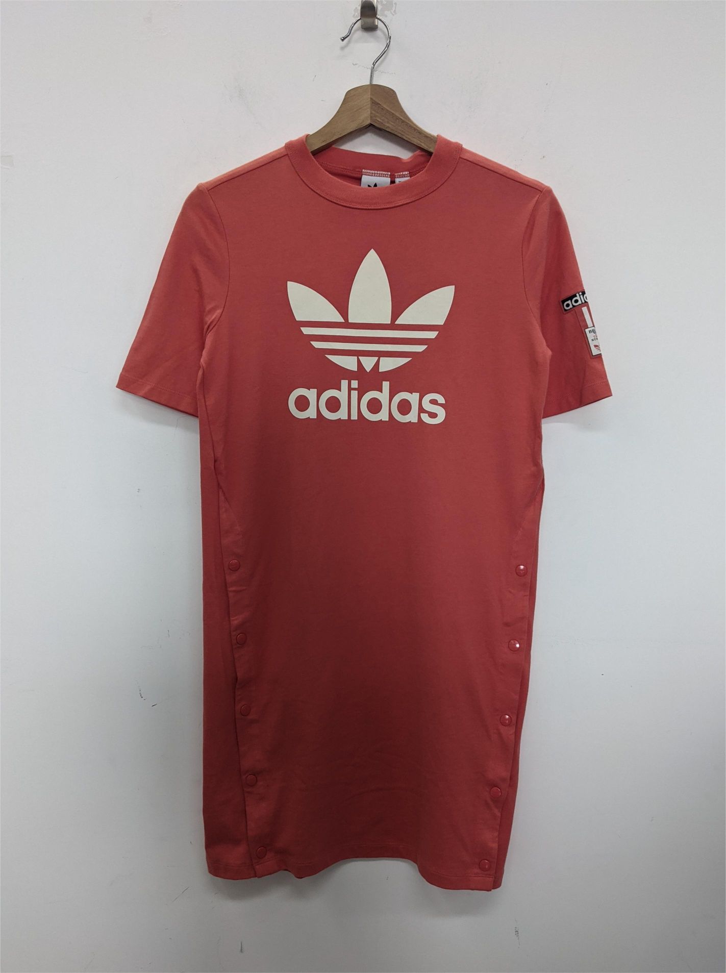 正品 三叶草 adidas Originals TEE DRESS 女子休闲连衣裙 DH4667