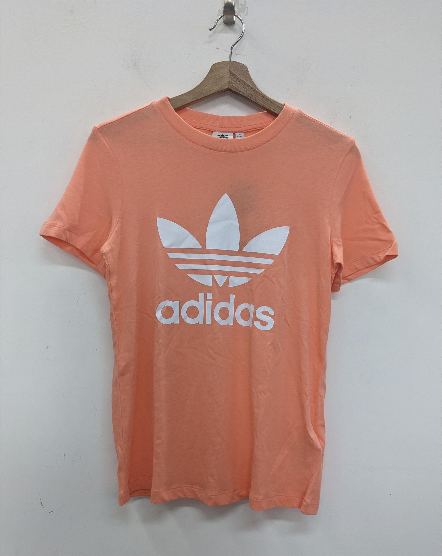 adidas Trefoil Tee Orange 三叶草女子橙色经典款短袖 CD6892