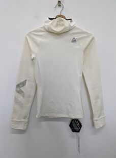 锐步Reebok Hexawarm Reflective Scuba 女米黄色跑步T恤 BS1866.