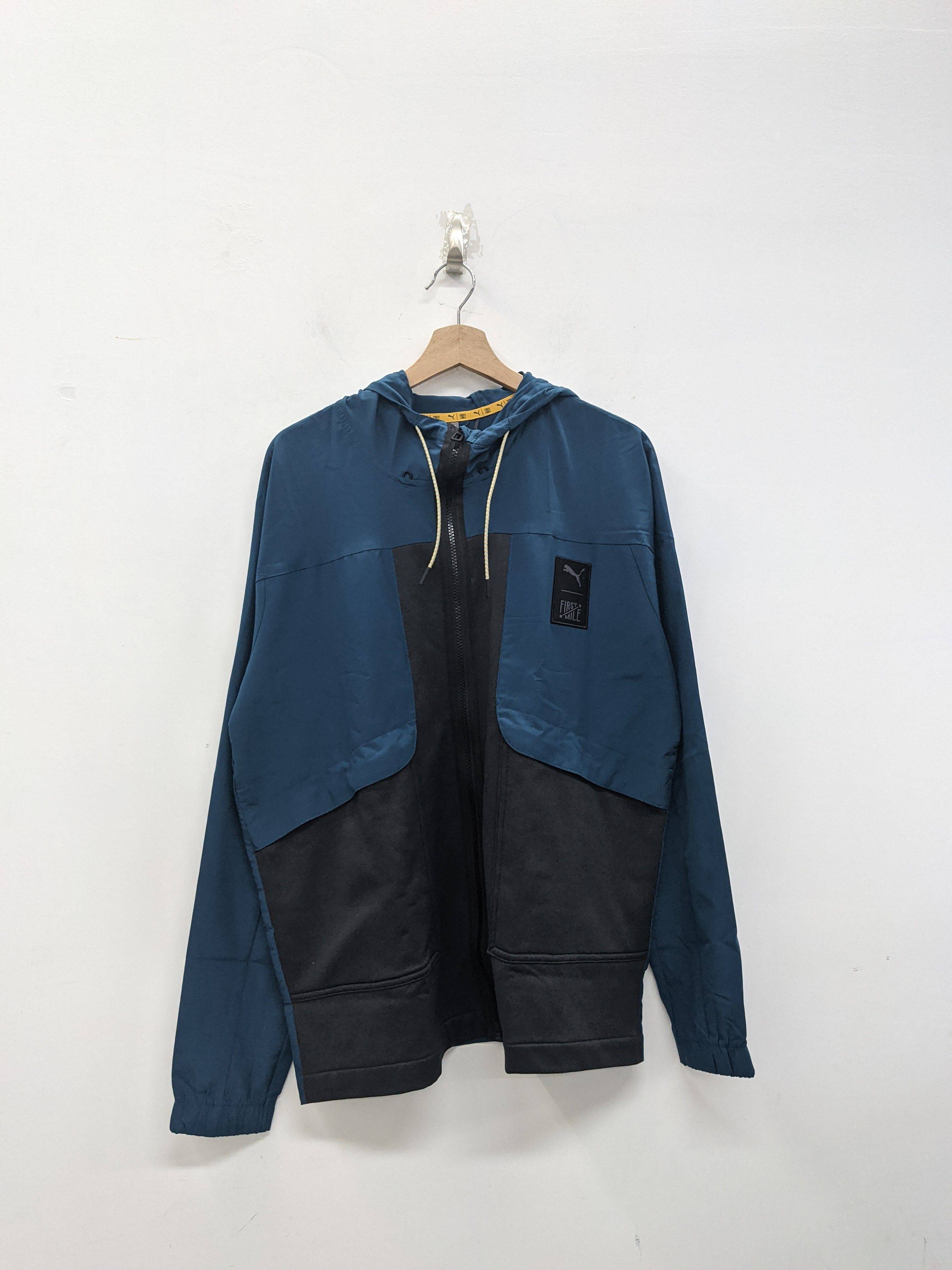 PUMA彪马拼接夹克男装2023秋季新款连帽外套宽松运动服521003-65