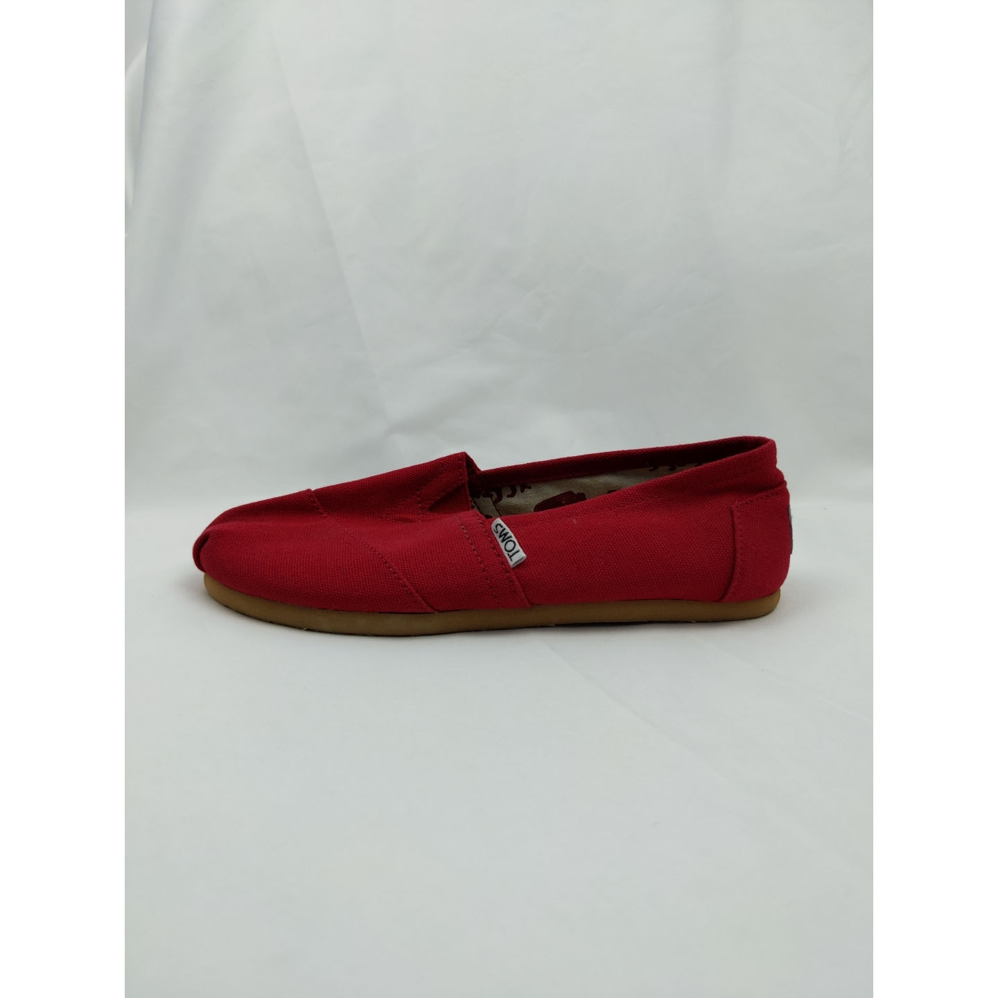 正品 Toms Boots Desert Ankle Wedge Lace Up 女子帆布鞋 381115 - 实物图