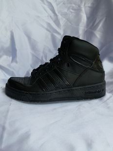 绝版限量 adidas M Attitude 三叶草女子大舌头高帮休闲鞋 B35342