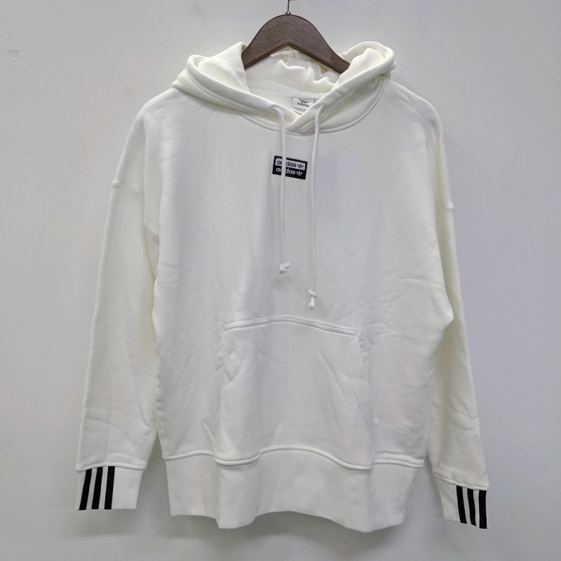 酷动城 全场正品 三叶草 女子休闲复古标连帽卫衣 ED5850 DH4666
