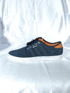 adidas Seeley Navy Suede 男子英伦休闲鞋经典复古滑板鞋 EE6129