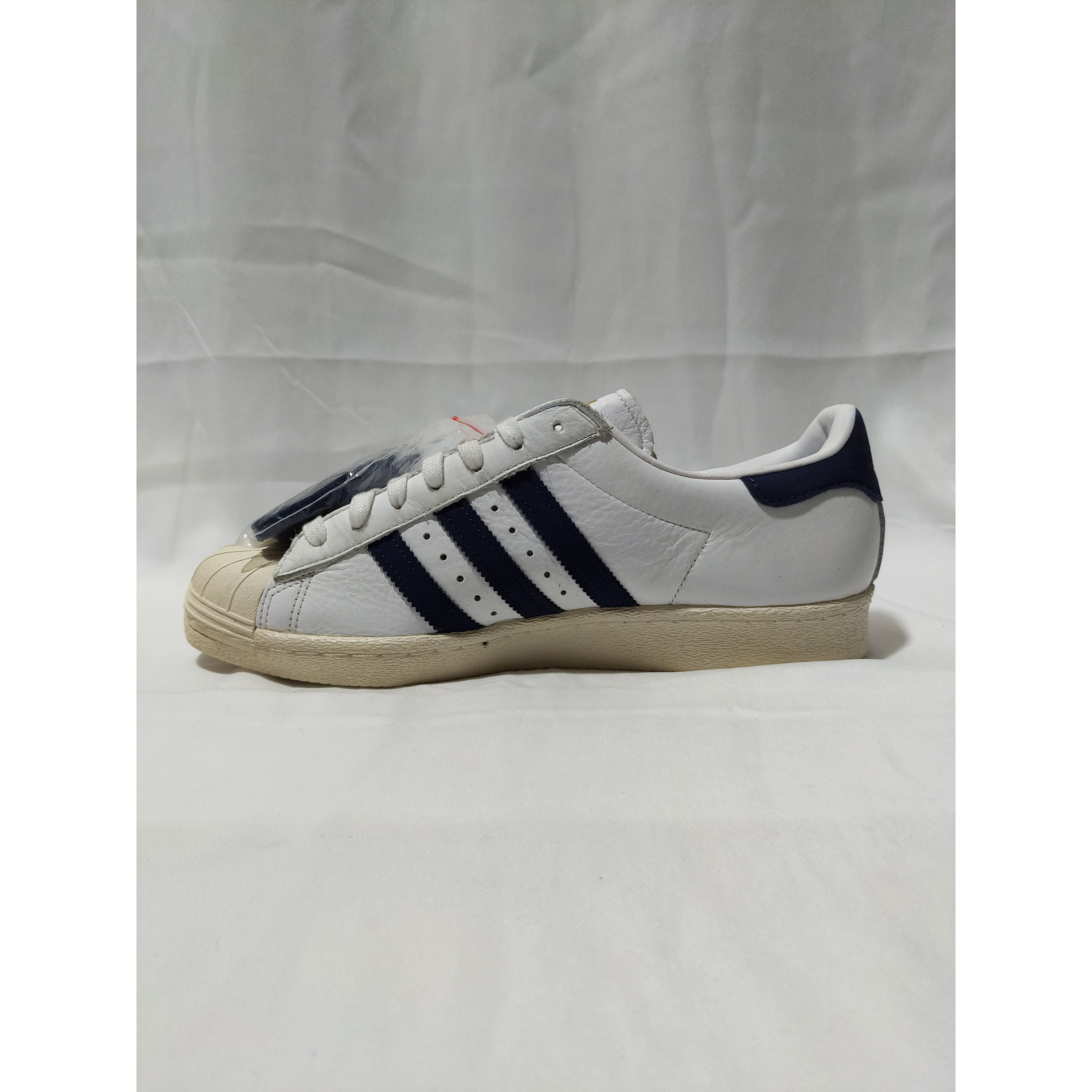 ADIDAS SUPERSTAR 80s 男子复古经典贝壳头 BZ0145 单只右只44码