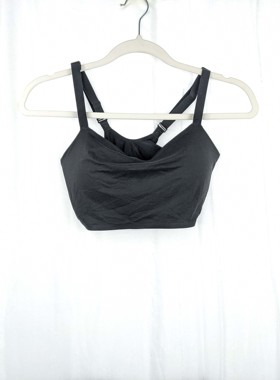 Nike AS Indy Luxe Bra 女款黑色低強度瑜珈運動胸衣 AQ0141-010