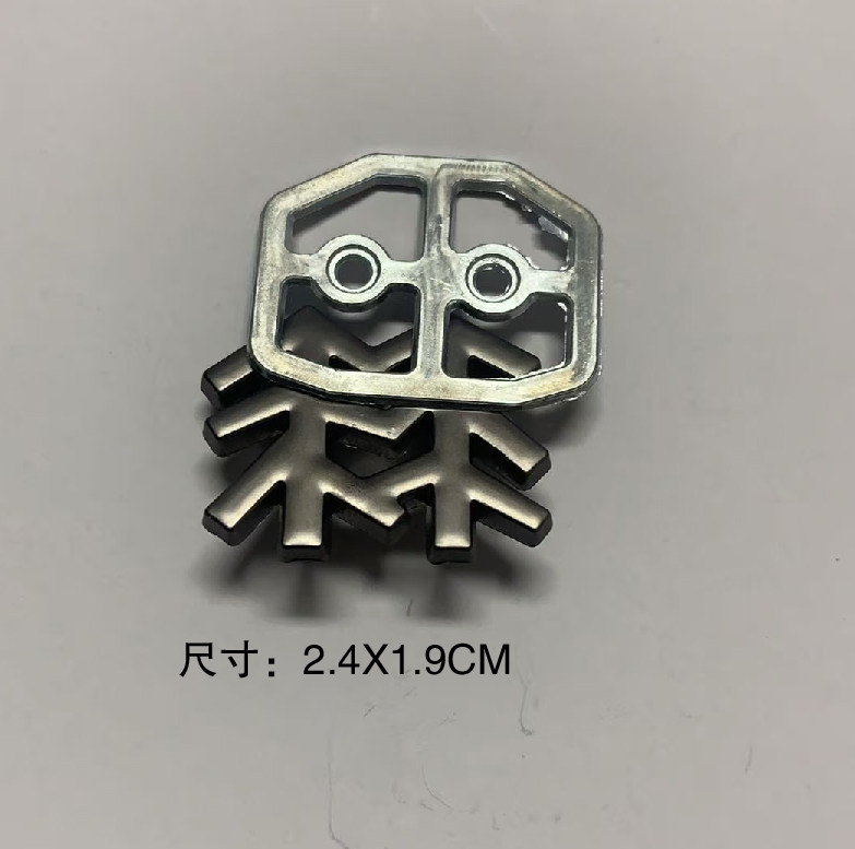 金属标钢标自钉可龙树标热转印烫标服装箱包DIY