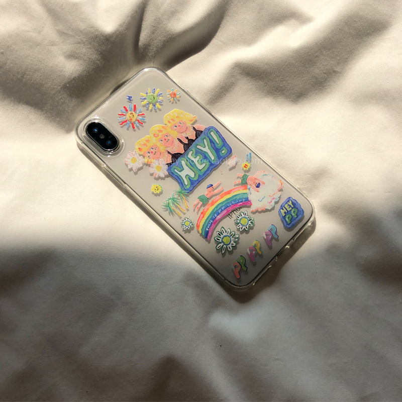 度假油画TPU手机壳ins风