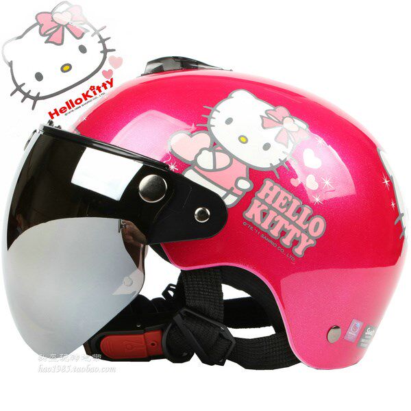 台湾hello kitty爱心桃红哈雷电动摩托车儿童头盔安全帽男女宝宝|ruв категории мотоцикл/оборудование/аксессуары, мотоцикл рыцарь оборудование, мотоциклетный шлем - от Buy2taobao.com для оказания профессиональной услуги покупки агента Taobao