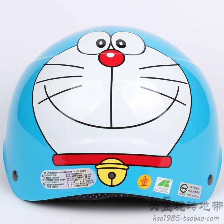 台湾华泰哆啦A梦大脸蓝哈雷电动摩托车儿童头盔男女小孩宝宝夏季|ruв категории мотоцикл/оборудование/аксессуары, мотоцикл рыцарь оборудование, мотоциклетный шлем - от Buy2taobao.com для оказания профессиональной услуги покупки агента Taobao