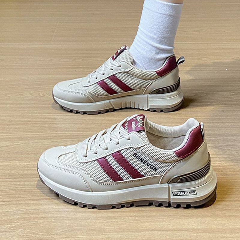 踩屎感厚底阿甘女鞋2025春夏季新款学生网面透气运动鞋不累脚板鞋,女鞋,浅口单鞋,淘宝优惠券,粉丝福利购,淘宝优惠卷