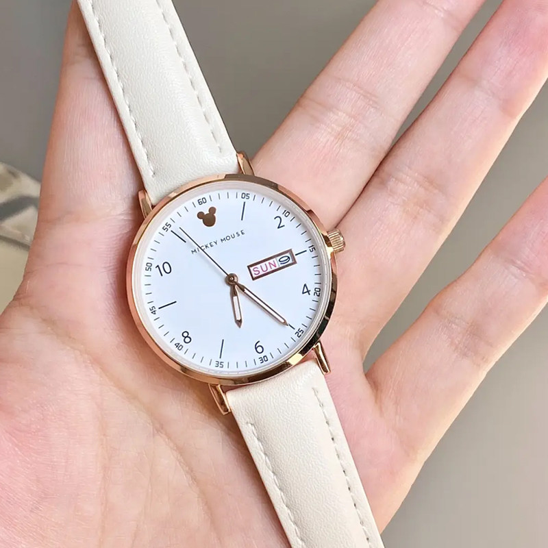 Disney迪士尼手表女款学生女士防水电子高中初中生静音考试学生表