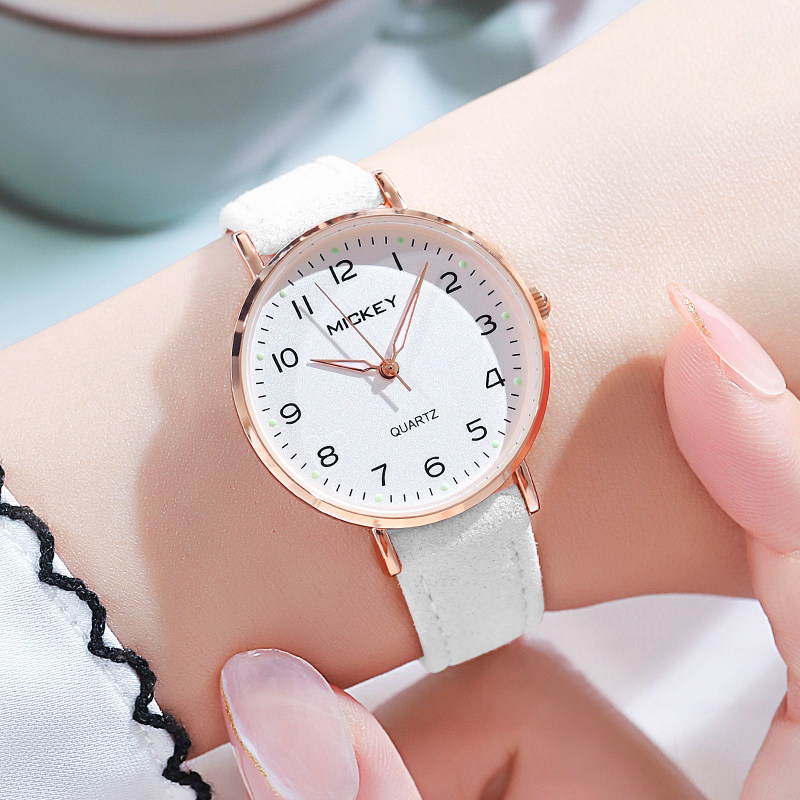 迪士尼手表女款初高中学生考试专用初中女生新款女孩电子石英腕表