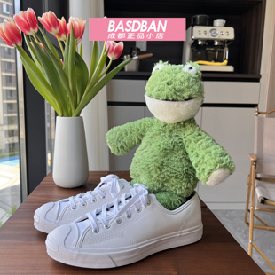 Purcell 帆布鞋 经典 白色皮质开口笑百搭小白鞋 168135C 款 匡威Jack