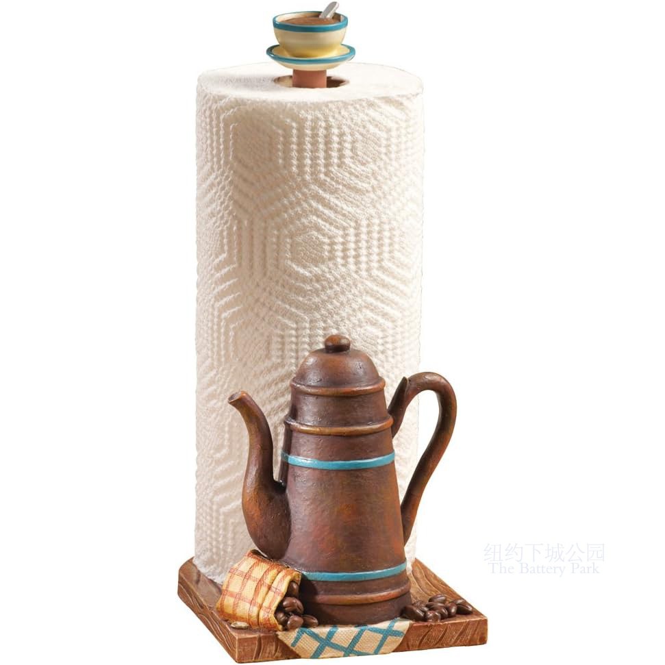 咖啡豆厨房装饰纸巾架