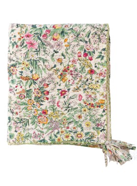 现 纽约下城公园进口百望山谷小野花乡村风绗缝薄被休闲被 152cm