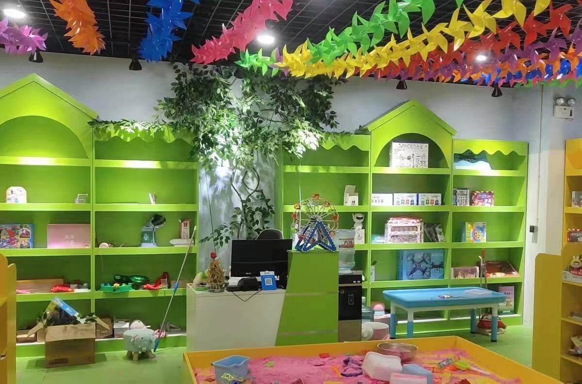 新款简易儿童游乐场乐园母婴店商场超市货架货柜书架卡通手工架