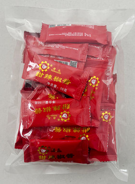 唐龙牌甜辣椒酱10gx24小包袋装手抓饼炸鸡汉堡配料原石狮儿时怀旧