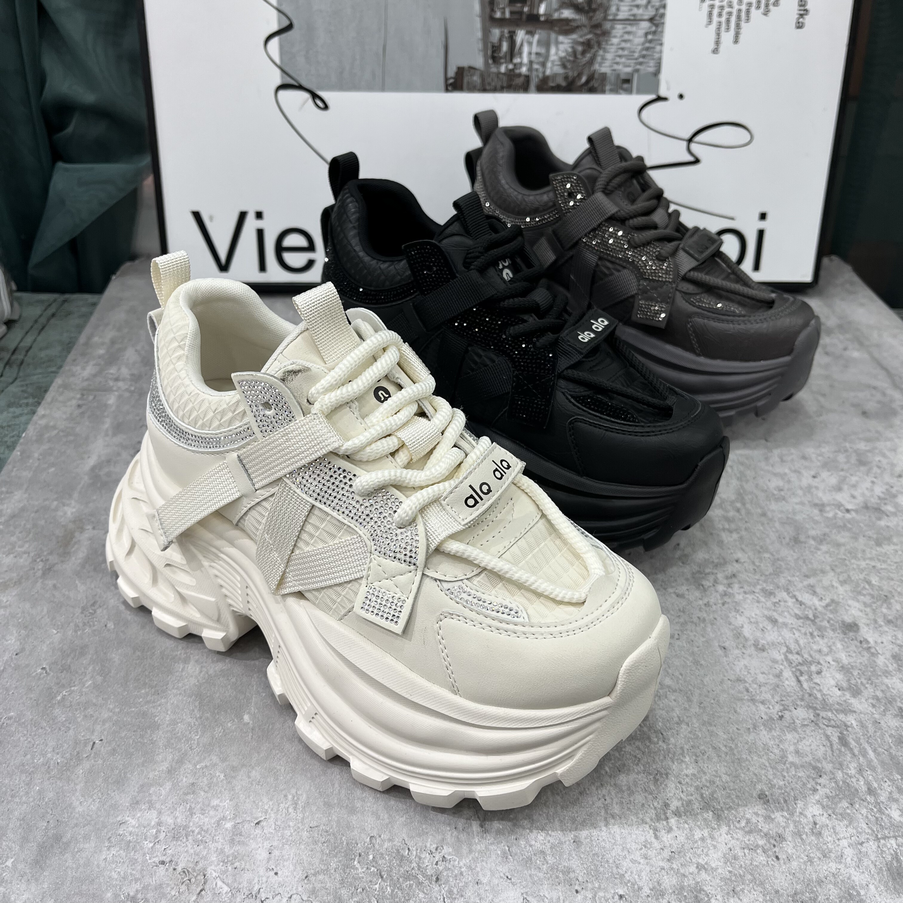 2026春季女鞋超轻松糕厚底低帮休闲鞋增高女款老爹鞋女潮鞋女单鞋,女鞋,老爹鞋,淘宝优惠券,粉丝福利购,淘宝优惠卷