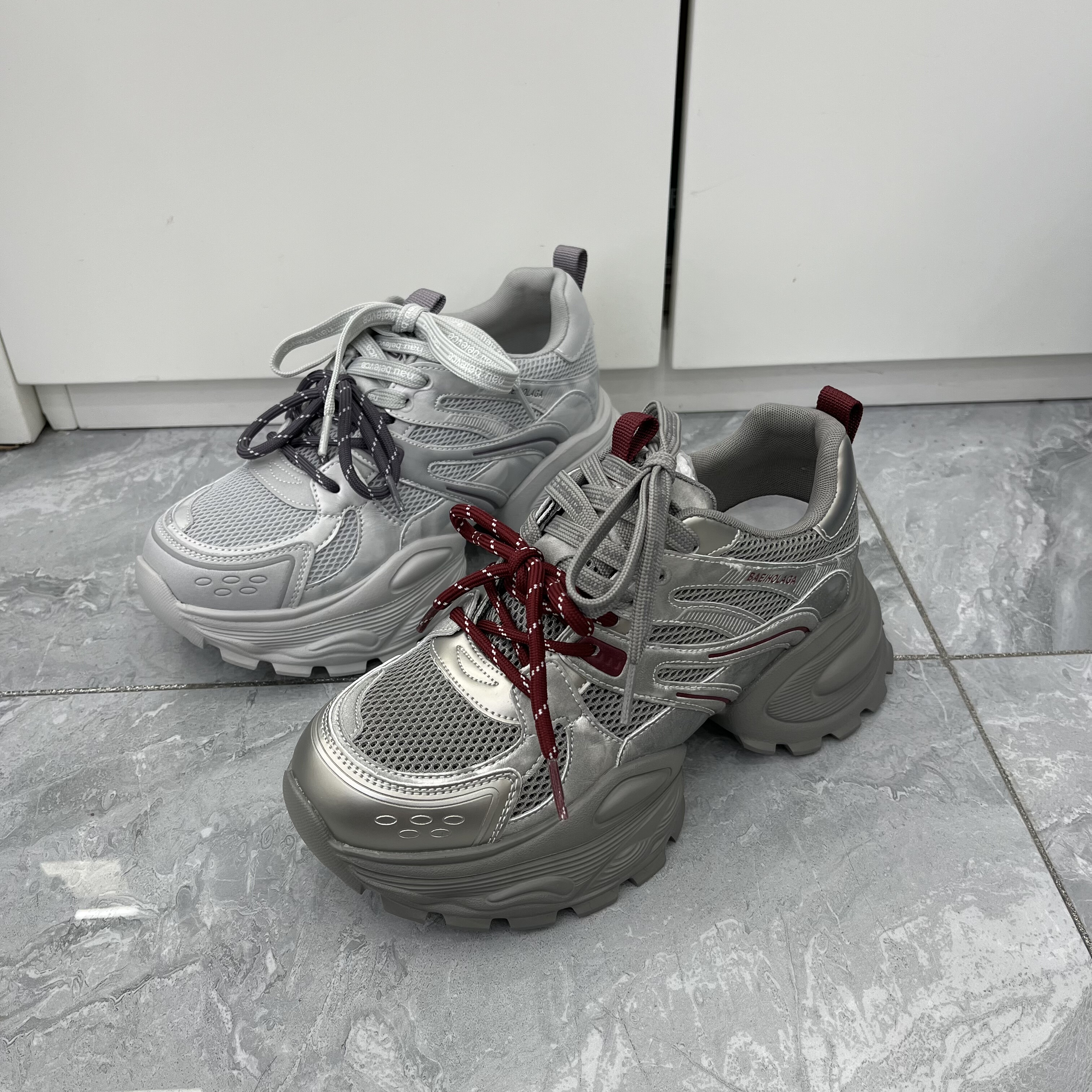 2025春季女鞋超轻松糕厚底低帮单款休闲鞋网面增高老爹鞋女潮鞋,女鞋,老爹鞋,淘宝优惠券,粉丝福利购,淘宝优惠卷