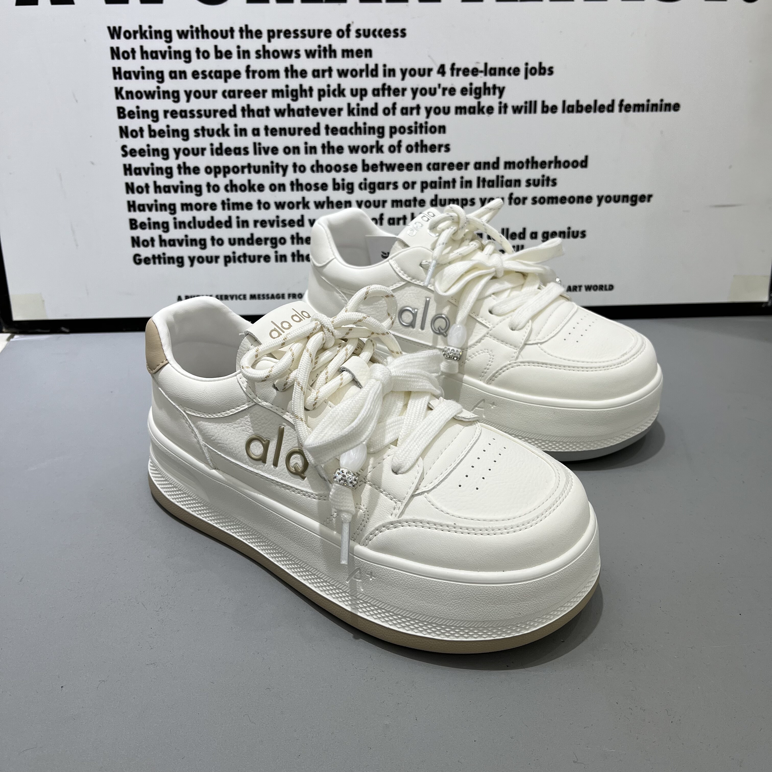 2026春季女鞋超轻松糕厚底低帮休闲鞋系带女款小白鞋女士板鞋单鞋,女鞋,休闲板鞋,淘宝优惠券,粉丝福利购,淘宝优惠卷