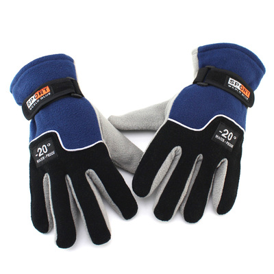 摇粒绒手套男女保暖冬季骑行手