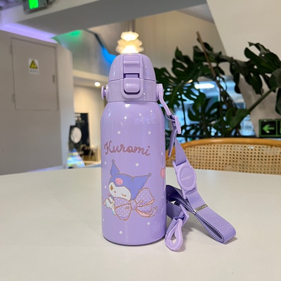 日本skater库洛米保温杯带背带