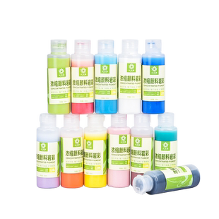 岩彩陶瓷彩绘颜料盖底专用色陶艺颜料手绘颜料12色釉下彩绘颜料