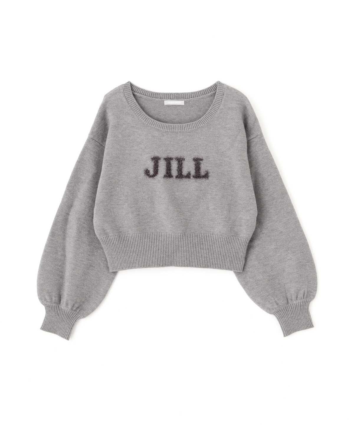 日系 千金 jil1 by 大字母刺绣圆领长袖针织套头女
