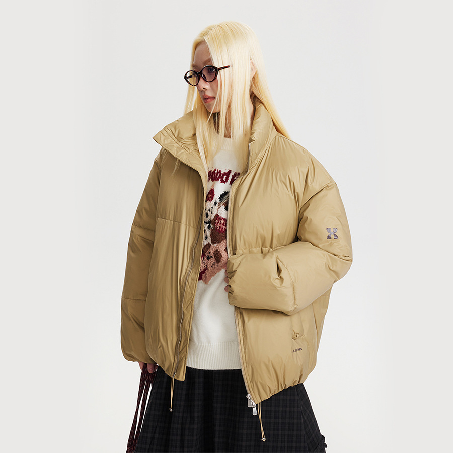 CATTEE冬季加厚保暖通勤面包服