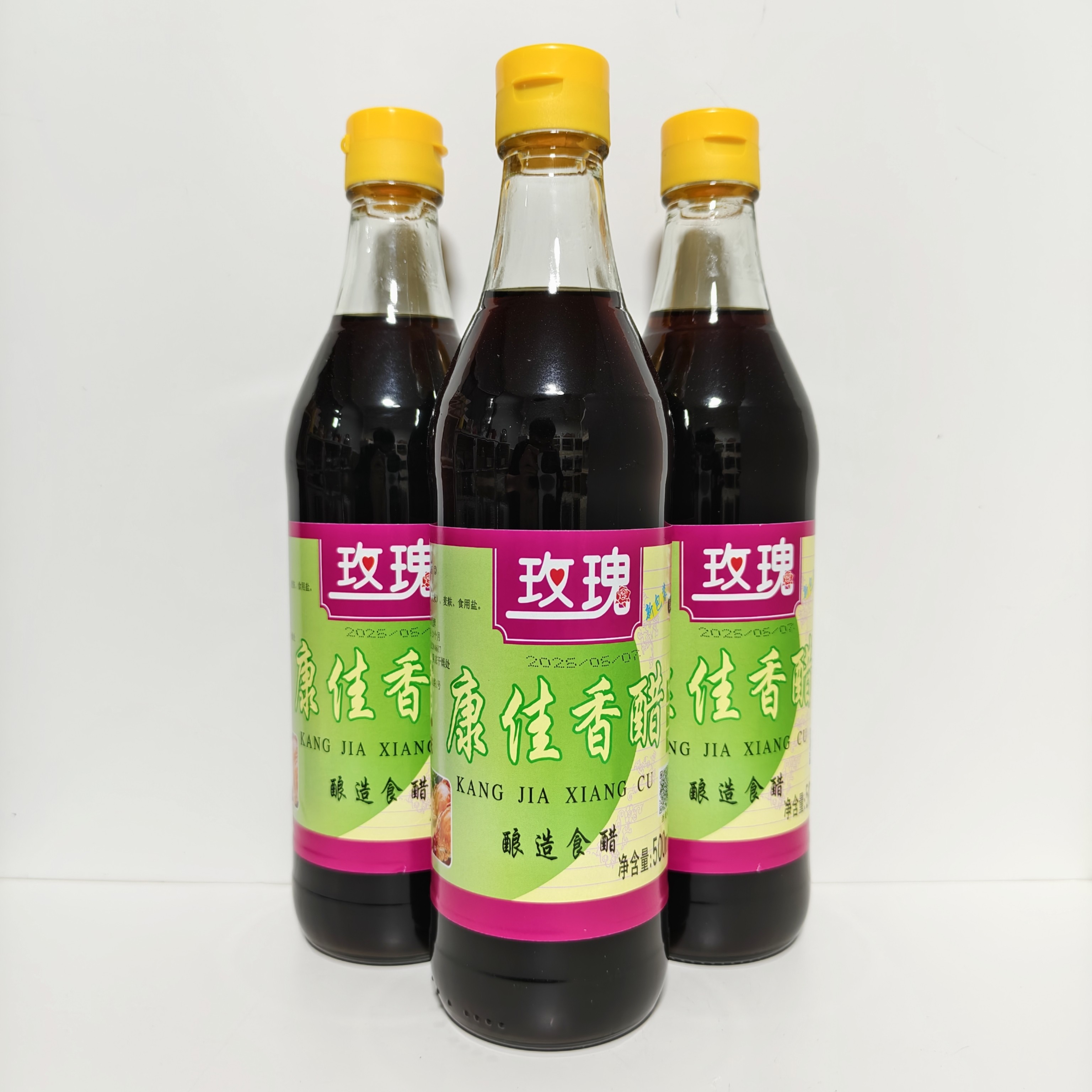 康佳玫瑰香醋500ml大米酿造醋/醋制品/果醋