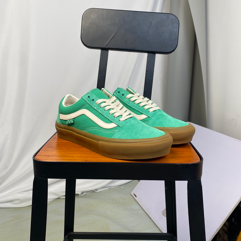 VANS范斯SKATE OLD SKOOL低帮蒂芙尼绿男女款休闲板鞋VN000EDNAH9