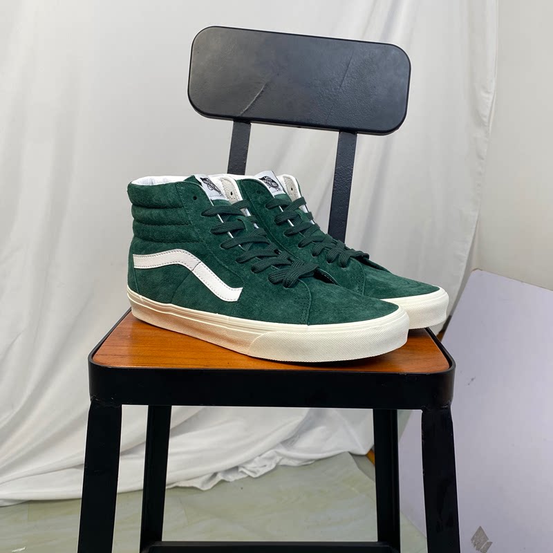 VANS范斯高帮翻毛皮板鞋