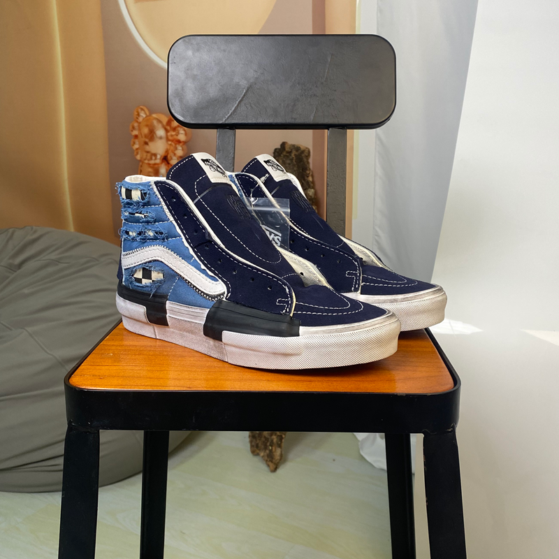 VANS范斯SK8 HI高帮经典白蓝黑解构做旧男女休闲板鞋VN0005UKNGJ,运动鞋new,板鞋,淘宝优惠券,粉丝福利购,淘宝优惠卷