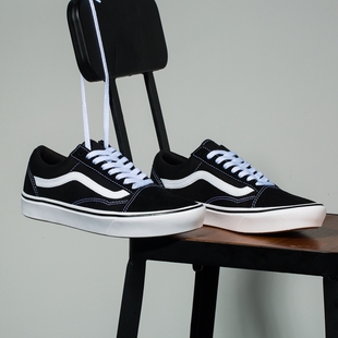 VN0A3WMAVNE 低帮超轻休闲帆布板鞋 VANS范斯经典 黑白男女款