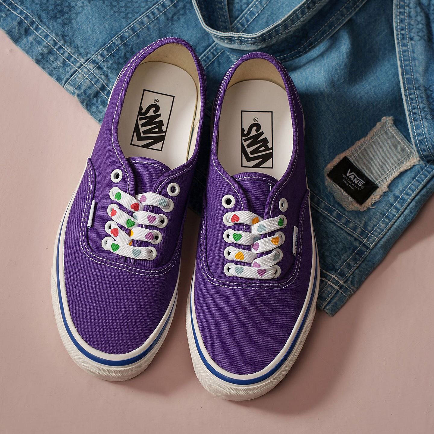 VANS安纳海姆紫色低帮帆布板鞋